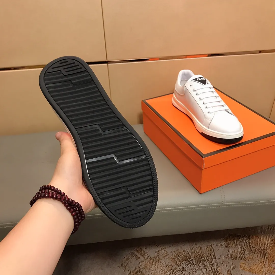 Ex-factory price 360🕷️🕷️【PRADA】Prada's new men's fashionable sports and casual shoes🇨🇳High-end boutique💯Exquisite details, cowhide upper, pigskin lining,🌶🌶original lightweight, wear-resistant and non-slip original outsole, comfortable to wear🎋Classic craftsmanship, fine workmanship, worth owning Code number: 38-44